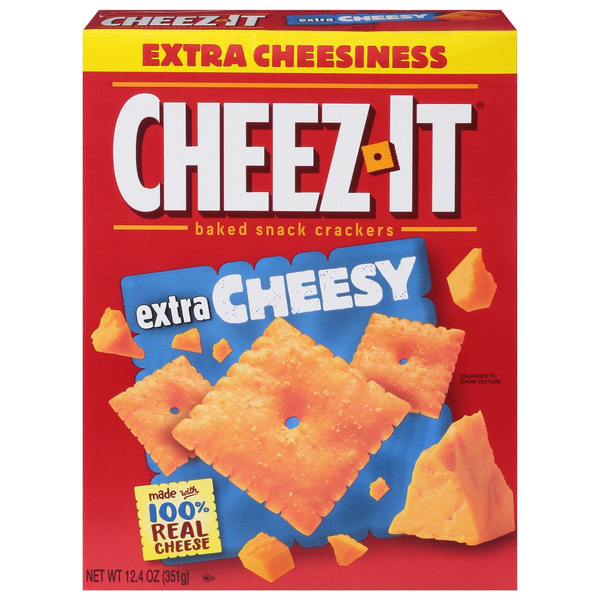 ( 2 Pack ) Cheez-It Extra Cheesy Baked Snack Crackers 12.4 Oz