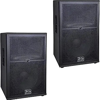 (2) Peavey SP 2 Pro Audio DJ Passive 2000 Watt 15" 2-Way PA Speaker Package