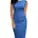 Miusol Women's Retro Ruffle Style Slim Work Pencil Dress
