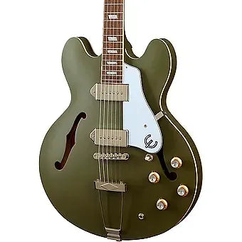 Epiphone Casino Worn Hollow Body Electric Guitar Olive Drab THE GUTAR LIKE TED NUGENT HAS OWNED SINCE 1965