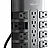 Belkin Surge Protector w/ Rotating & Standard Outlets + 8ft Sturdy Cord with Flat Pivot Plug for Home, Office, Travel, Desktop & Charging Brick, 4320 Joules
