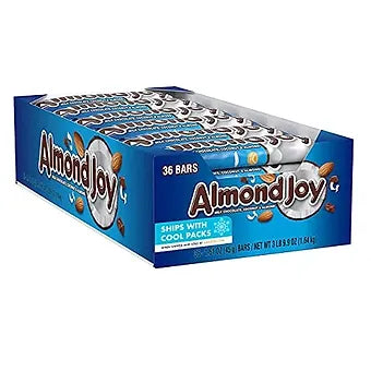 Almond Joy Chocolate Coconut Candy Bar (Pack of 36), Multicolored, 1.61 Ounce (Pack of 36)