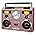 Studebaker Sound Station Portable Stereo Boombox with Bluetooth/CD/AM-FM Radio/Cassette Recorder (Red)