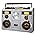 Studebaker Sound Station Portable Stereo Boombox with Bluetooth/CD/AM-FM Radio/Cassette Recorder (Red)