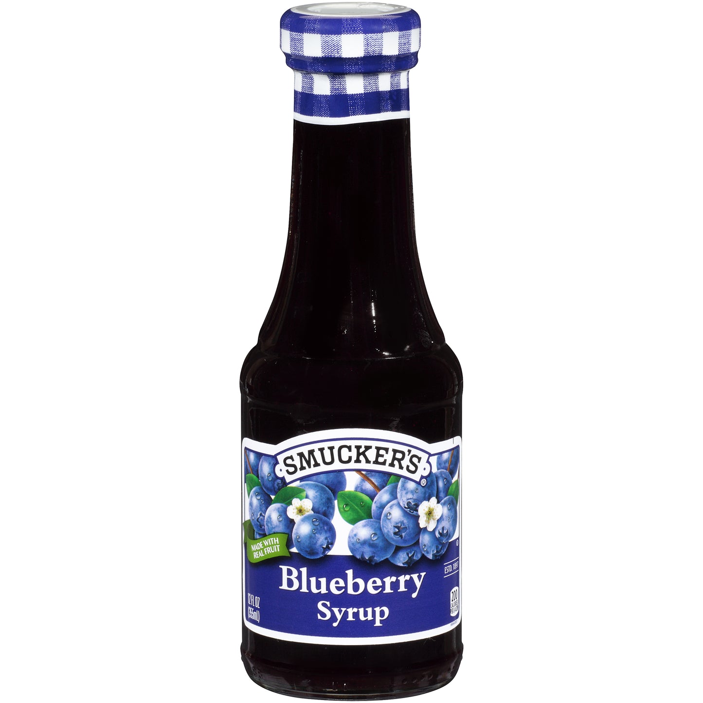 SMUCKERS BLUEBERRY SYURP J.M.Smucker - Ripon Syrup, Blueberry, 12-Ounce (Pack of 6)