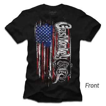 PATRIOTIC MONKEY TEE GAS MONKEY GARAGE