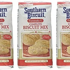 Southern Biscuit Formula L Complete W/golden Shortening Flakes Biscuit Mix, 3 - 52oz Pkgs