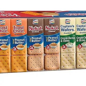 Lance Sandwich Crackers Variety Pack, 36 Ct  These assorted sandwich crackers a