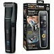 Vacutrim Deluxe Titanium Blade Cordless Hair Trimmer with LED Battery Display Professional Vacuum Powerful Suction Rechargeable Shaver for Men Beard Mustache Sideburn Body