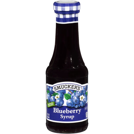 SMUCKERS BLUEBERRY SYURP J.M.Smucker - Ripon Syrup, Blueberry, 12-Ounce (Pack of 6)
