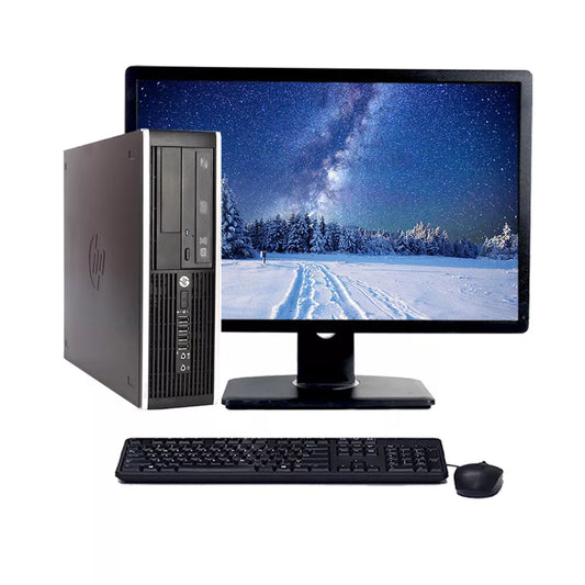 HP ProDesk Desktop Computer Tower Intel Core i5 3.10 GHz 8GB RAM 1TB HDD 22" LCD Monitor Windows 10 Professional Wi-Fi