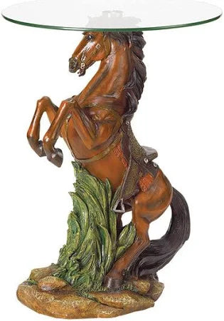 Majestic Stallion Accent Table